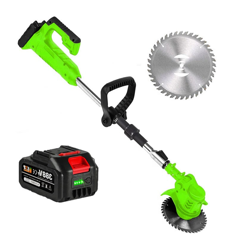 Cordless Grass Trimmer with 24V Motor and Telescopic Rod, Multi-Angle Head