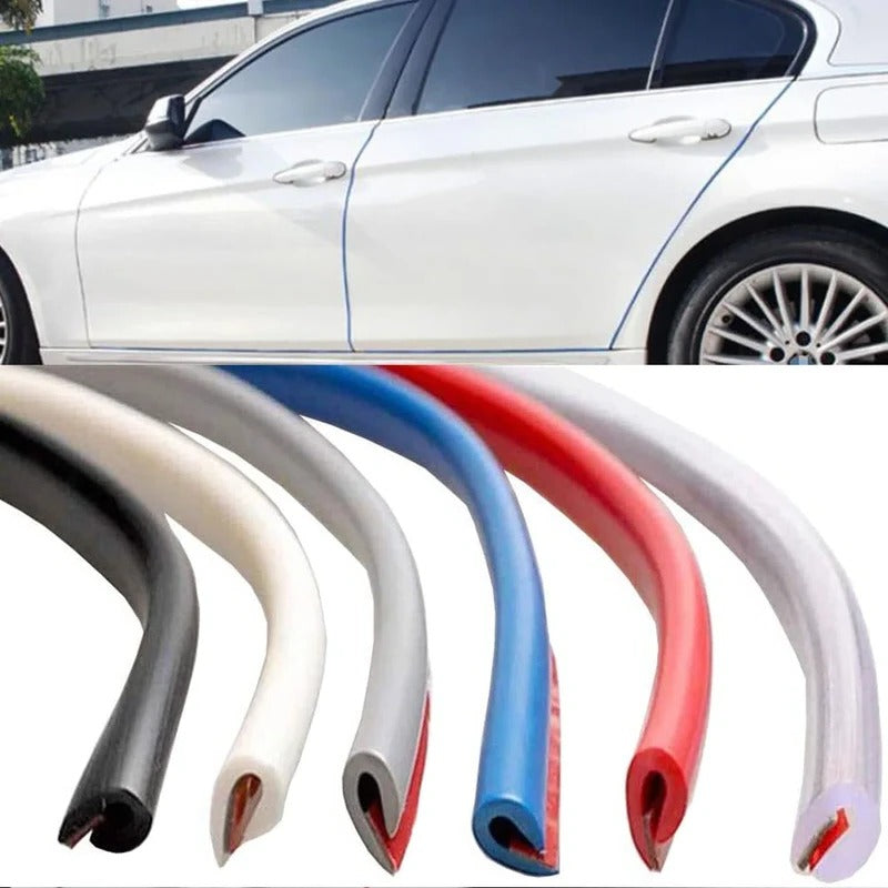 Car Door Edge Guard Strip with U-Shaped Channel, 16.4ft Length