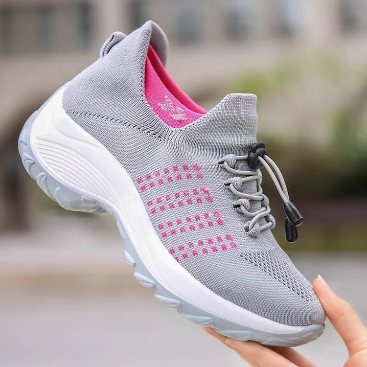 Orthotic Shoes with Wide Toe Box and Arch Support, Breathable Cushioned Insole