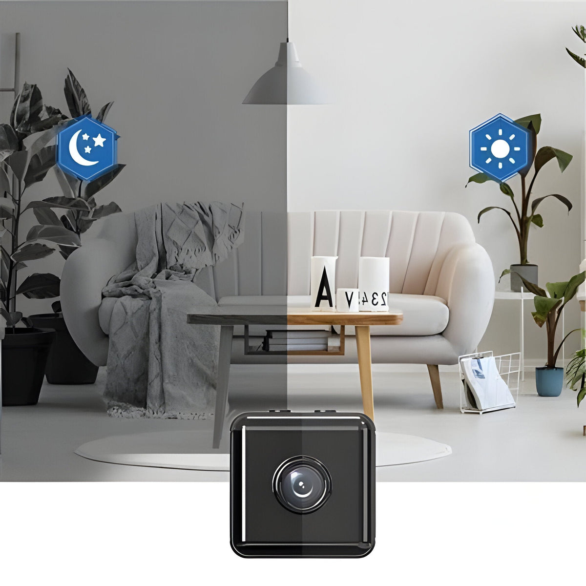 Wireless Security Camera with 1080p Full HD and Infrared Night Vision, Motion Alerts