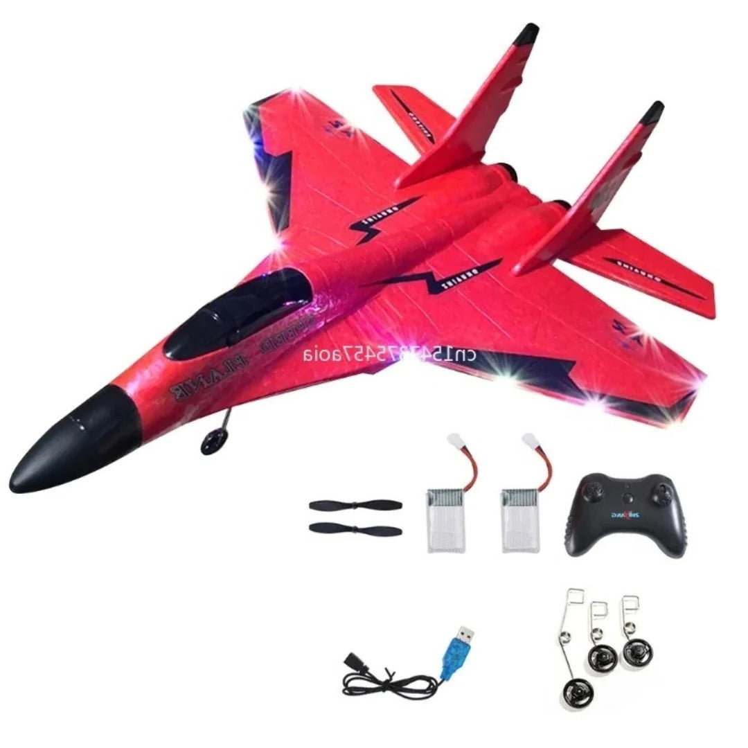Remote Control Airplane with Shatter-Resistant Body and Aerodynamic Design