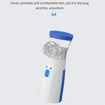 Mesh Nebulizer with Adjustable Mist Output and Dual Masks for Adults and Children