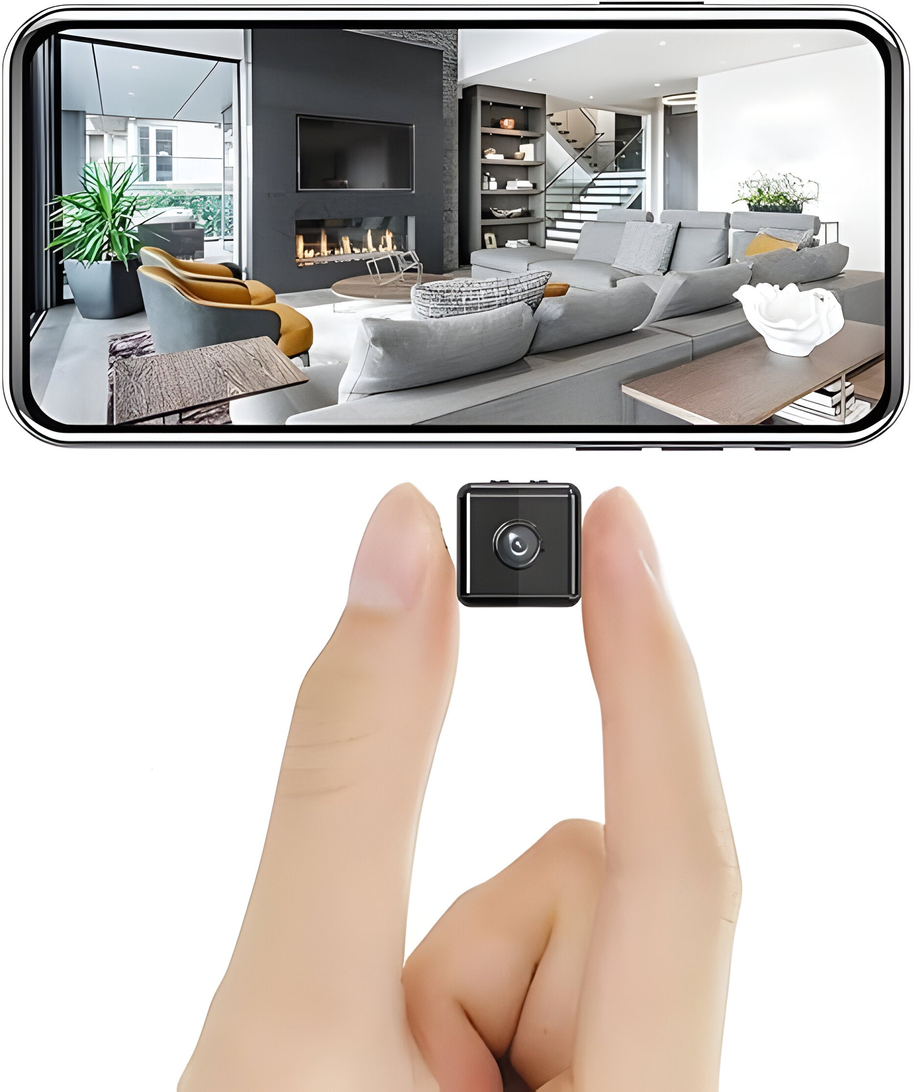 Wireless Security Camera with 1080p Full HD and Infrared Night Vision, Motion Alerts