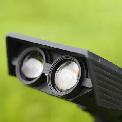 Solar Spot Light with Adjustable Zoom Lens and Color Changing Modes, IP65 Waterproof