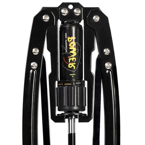 Adjustable Hydraulic Chest Exerciser with 20 Resistance Levels and Non-Slip Handles