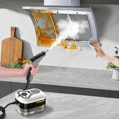 Portable Steam Cleaner with 6-Speed Settings and 5 Brush Attachments