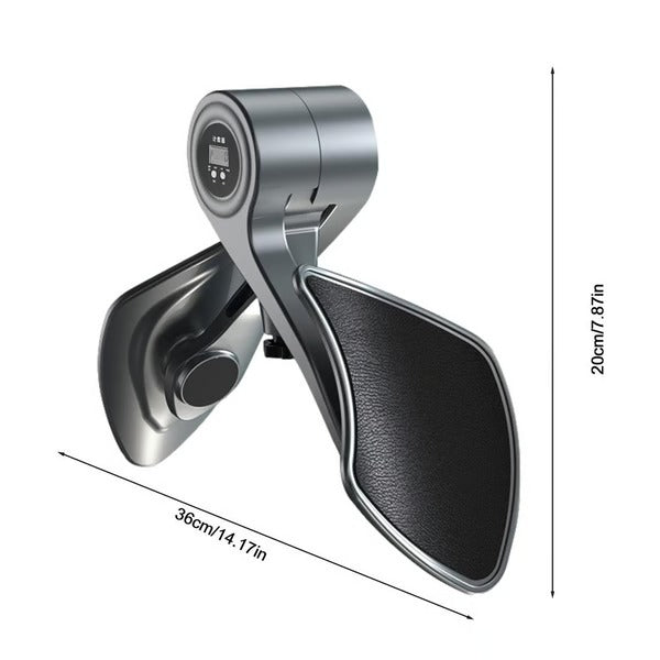 Adjustable Inner Thigh Trainer with 360 Degree Rotating Baffle and Manual Resistance Control