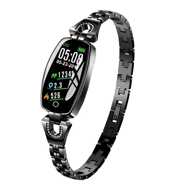 Fitness Bracelet with Color Touchscreen and Heart Rate Monitoring, Sleep Tracking