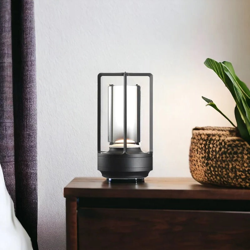 Rechargeable Table Lamp with Stepless Dimming and Dual Direction Lighting