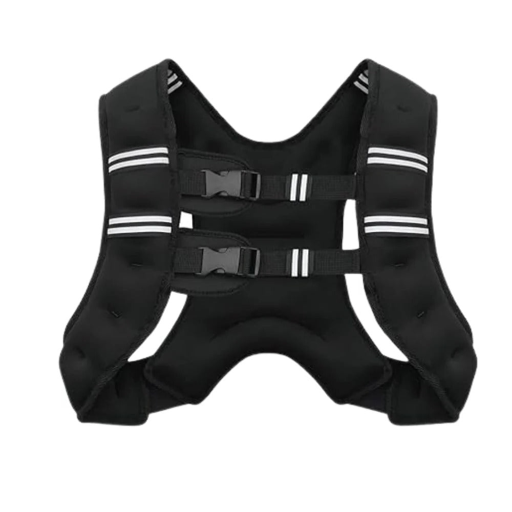 Iron Sand Weighted Vest with Adjustable Resistance and Airflow Channels for Training