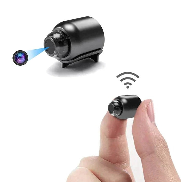 Compact 1080p Wireless Security Camera with Night Vision and Motion Alerts