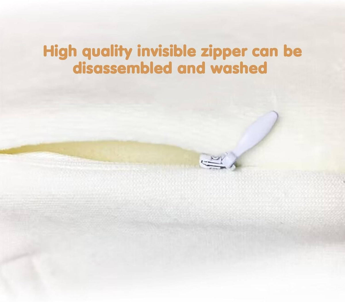 Infant Side Sleep Positioning Wedge with Dual Pillow Support and Adjustable Width