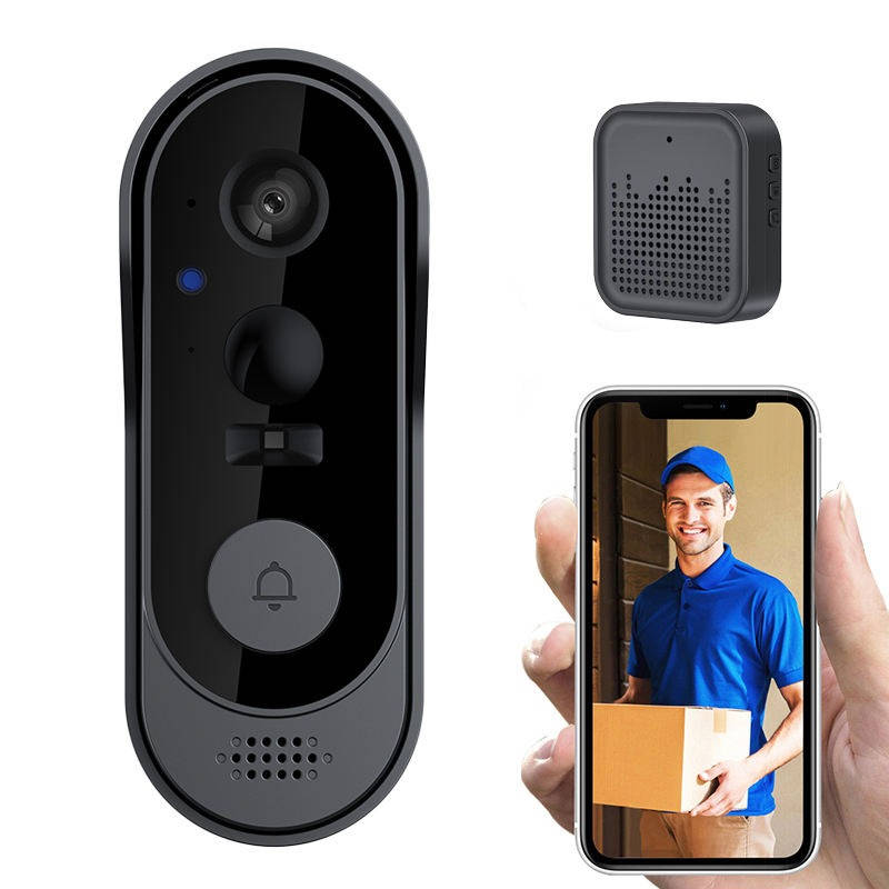 Smart Video Doorbell with Motion Detection and Night Vision, Local Storage