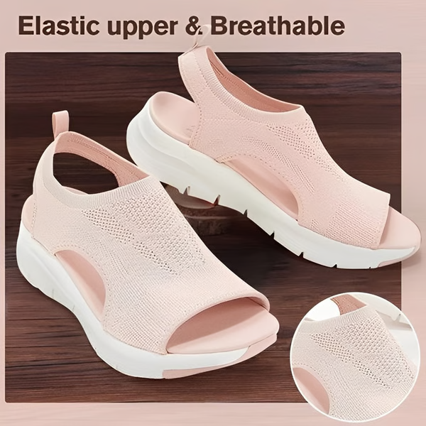 Orthopedic Sport Sandals with Contoured Footbed and Breathable Mesh, Washable