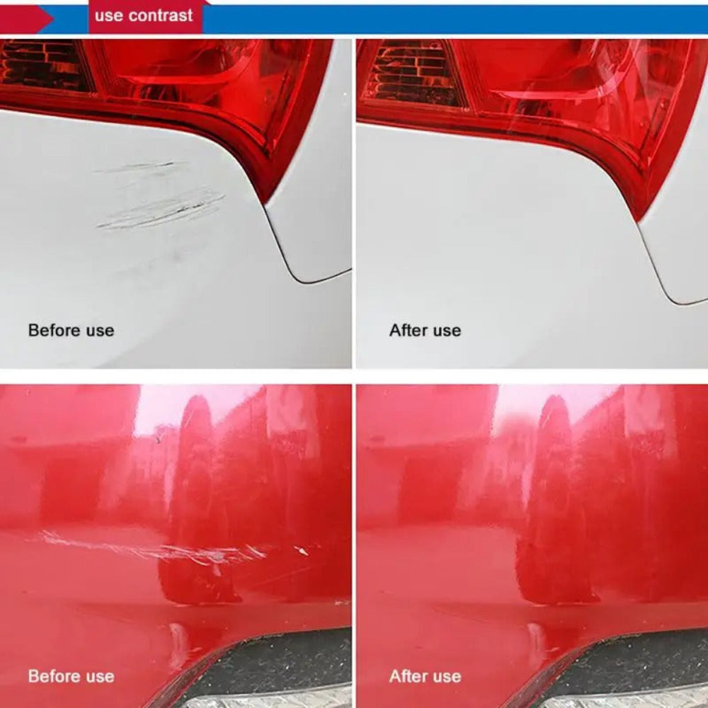 Car Scratch Remover with Foam Buffer Pad and Hand or Machine Application, 100g