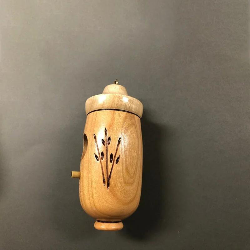 Hummingbird Birdhouse with Weather Resistant Resin and Wood Grain Finish