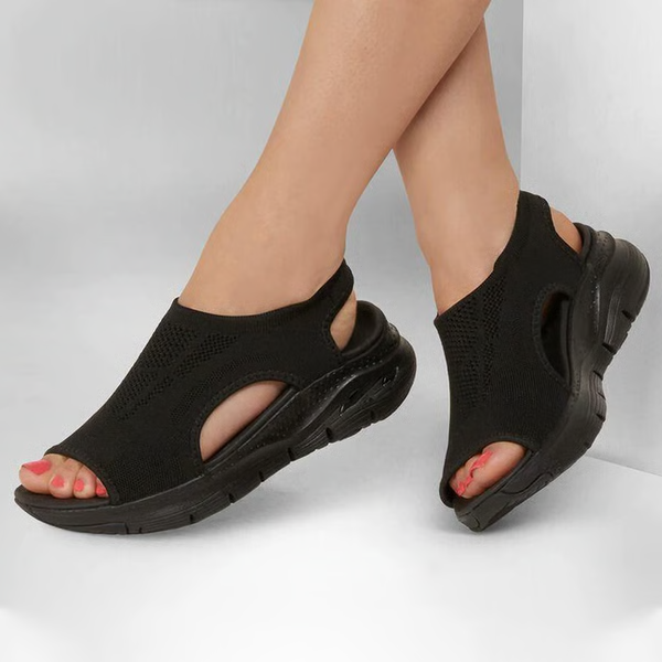 Orthopedic Sport Sandals with Contoured Footbed and Breathable Mesh, Washable