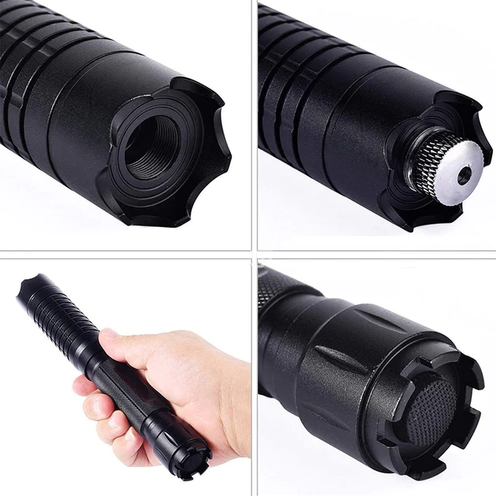 Blue Laser Torch with Adjustable Focus and Fire-Starting Power, 16404ft Range