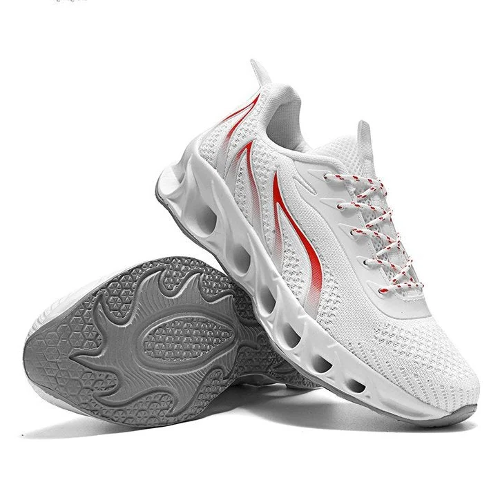 Men's Arch Support Running Shoes with Cushioned Midsole and Wide Toe Box