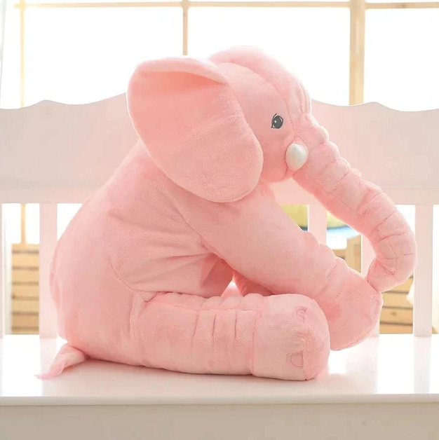Soft Elephant Pillow for Babies with Huggable Design and Multiple Sizes