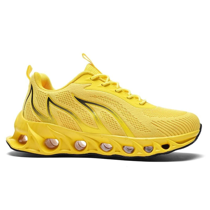 Men's Arch Support Running Shoes with Cushioned Midsole and Wide Toe Box