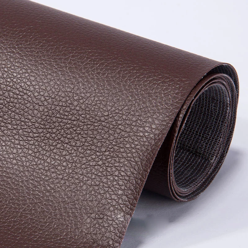 Self-Adhesive Leather Patch with Water Resistant PU Material and Custom Cutting, 20x54 Inches