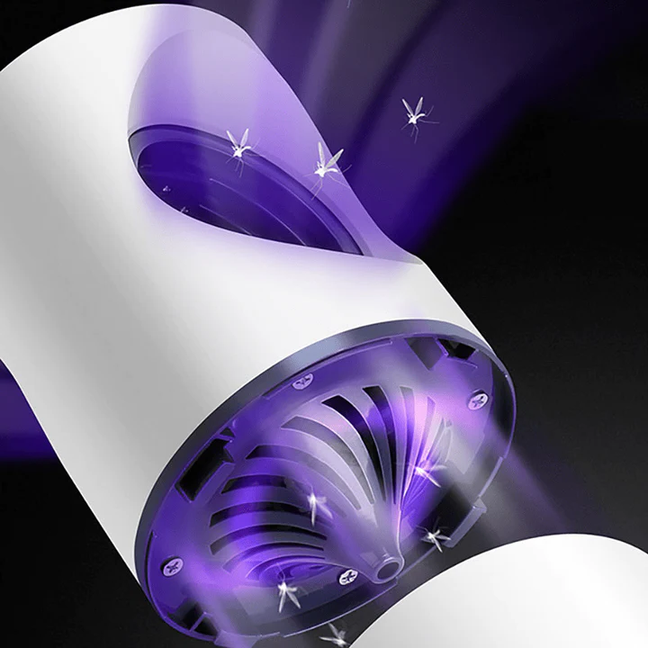 Silent LED Mosquito Trap Lamp with UV Light and Storage Chamber