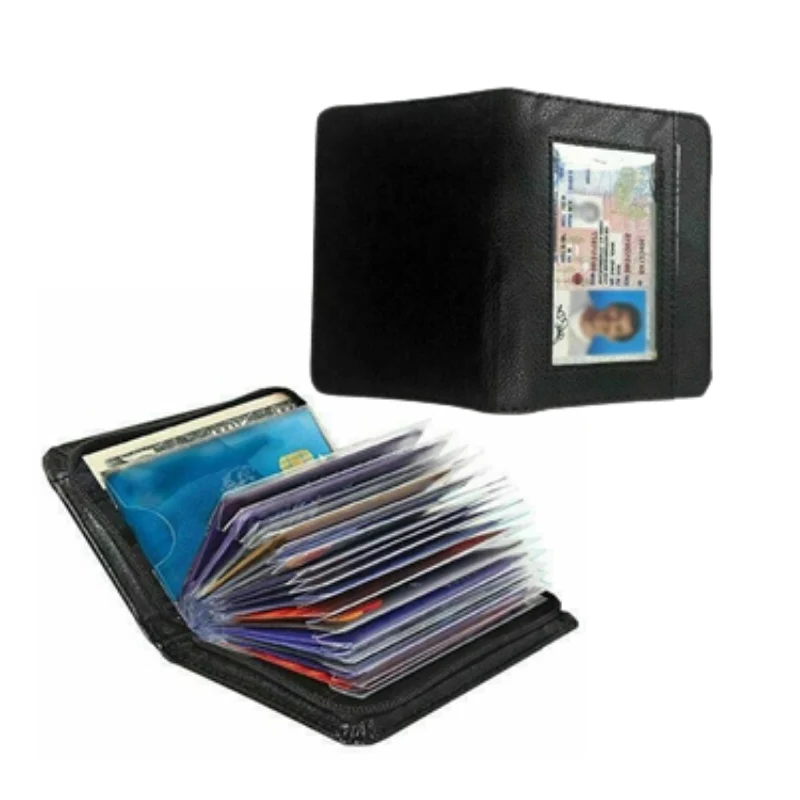 RFID Blocking Wallet with Full Zipper Closure and 36 Card Capacity