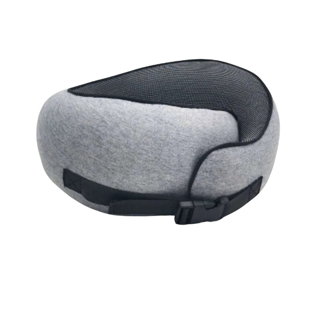 Neck Pillow with Snap Closure and Detachable Cover, Travel Accessories Included