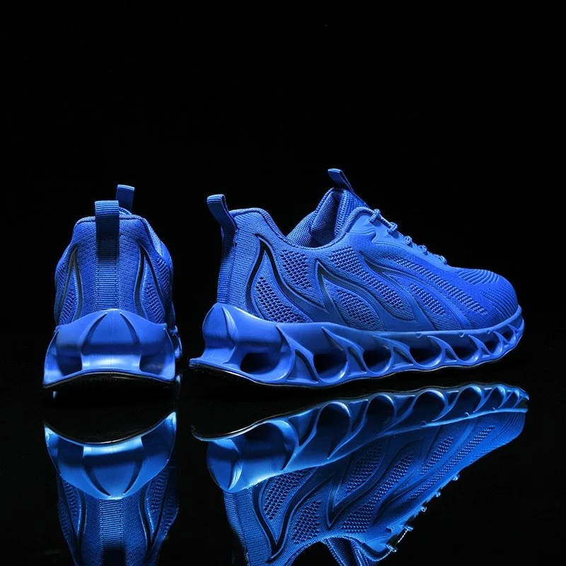 Men's Arch Support Running Shoes with Cushioned Midsole and Wide Toe Box