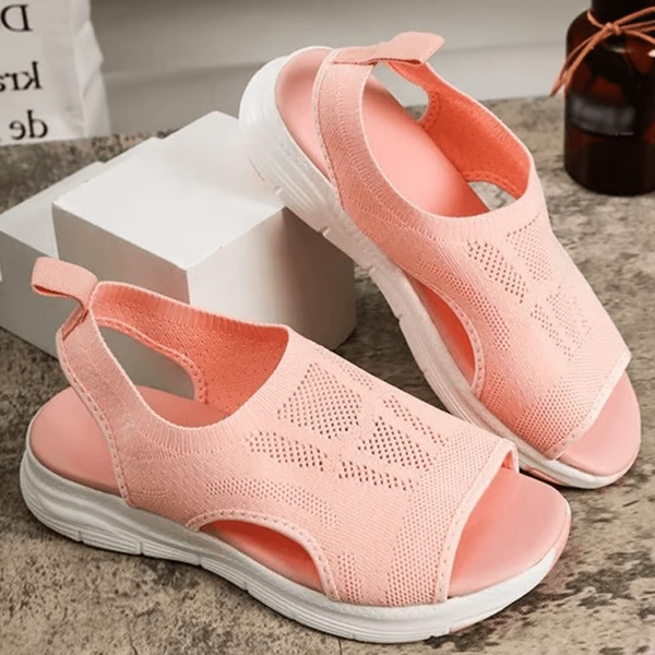 Orthopedic Sport Sandals with Contoured Footbed and Breathable Mesh, Washable