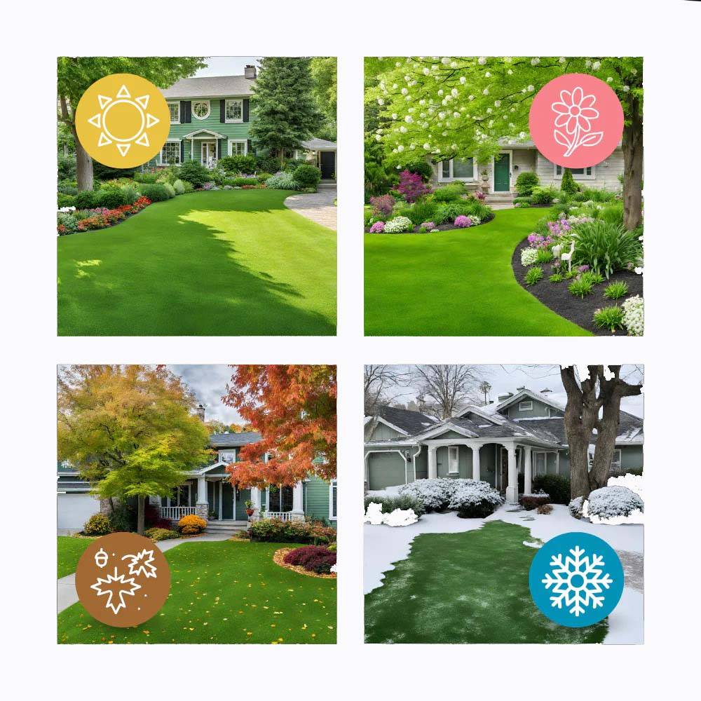 Grass Seed Mat with Embedded Fertilizer and Biodegradable Fabric, Dual Layer Design