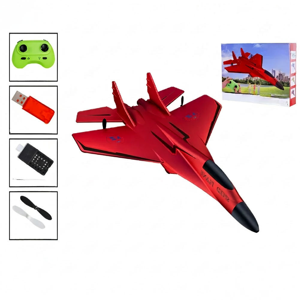 Remote Control Airplane with Shatter-Resistant Body and Aerodynamic Design