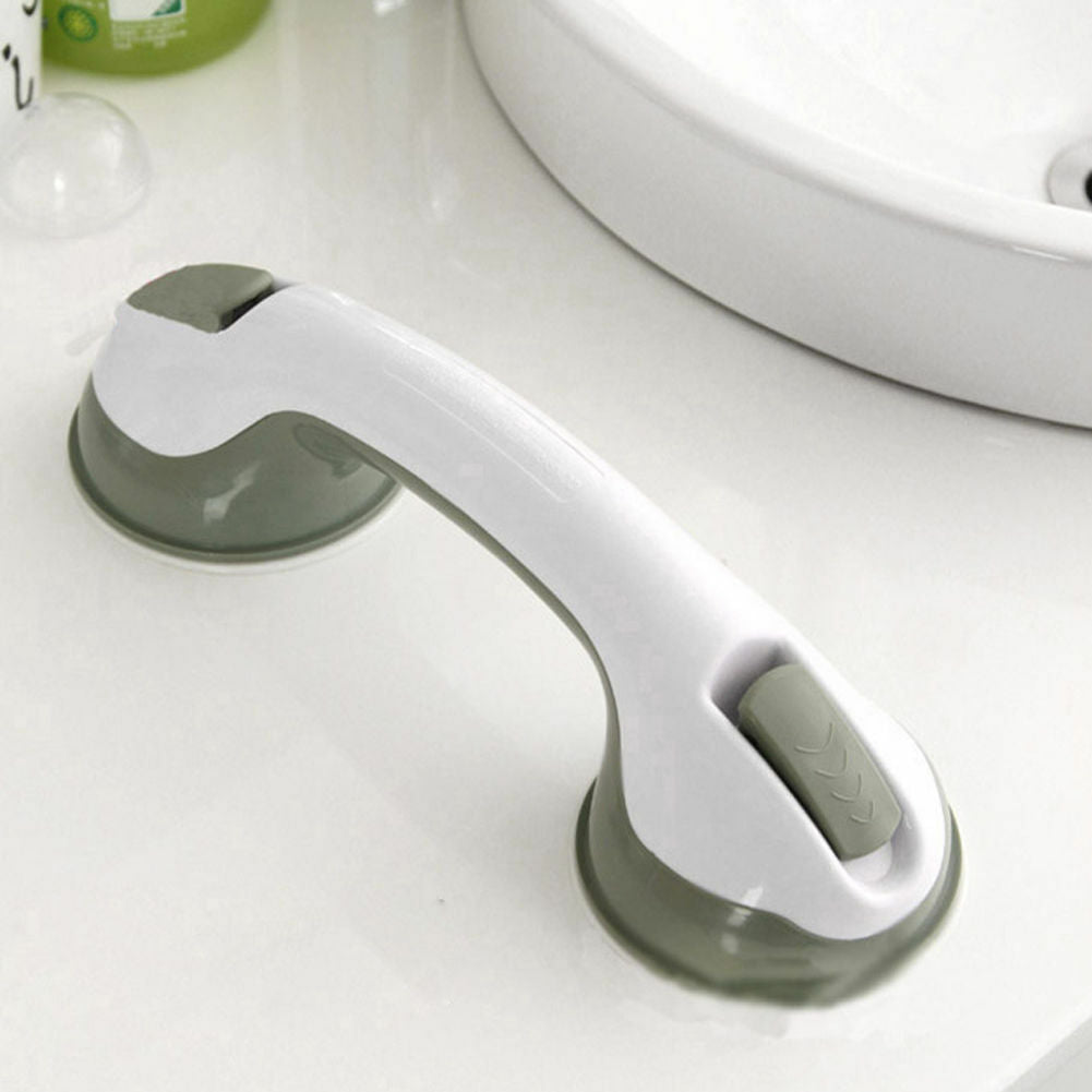 Suction Cup Grab Bar with Dual Pressure Locks and 300lb Weight Capacity